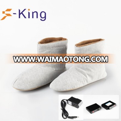 Battery powered heating foot warmer electric heated shoes